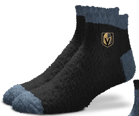 Las Vegas Golden Knights Hockey Black Soft Fuzzy Sleep Socks Cover