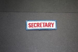 Bowling Secretary Patch - Picture 1 of 3