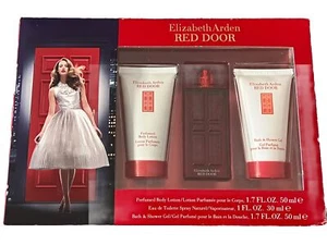 Elizabeth Arden RED DOOR Gift Set EDT, Body Lotion & Bath & Shower Gel (1) NIB - Picture 1 of 2
