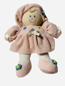 Kids Preferred Plush Pink Baby Doll Lovey 11" 90301 Kira Flowers 2003 Daisy Hat - Picture 1 of 7