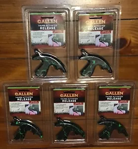Tiro con arco de caza Allen Thumb Activated Release 15395 para zurdos o diestros nuevo en paquete - Imagen 1 de 2