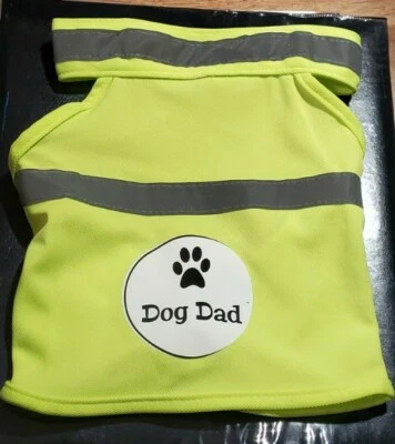 Chaleco reflectante de seguridad para perro papá pequeño mediano grande  Foto 1 de 4