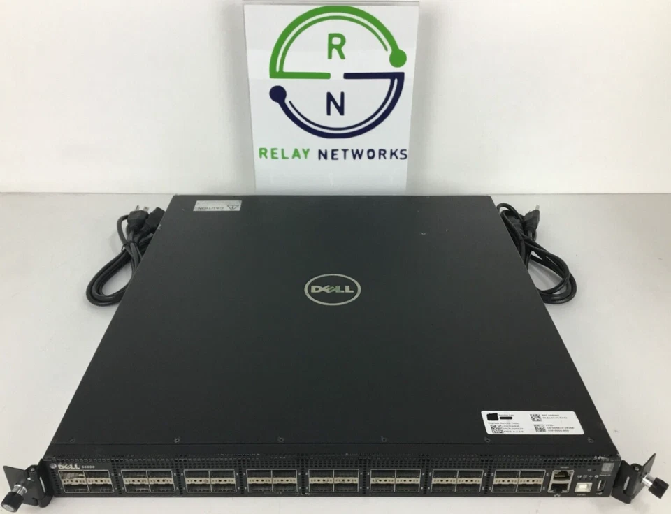 DELL S6000 1U 32-PORT 40GBE QSFP+ 2X P/S LAYER-3 MANAGED SWITCH "SEE PICS" - Image 1 of 4