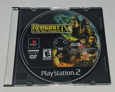 SOMENTE DISCO: Romance of the Three Kingdoms IX 9 (PlayStation 2 / PS2) - Imagem 1 de 2
