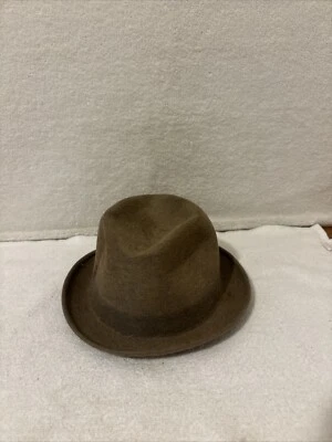 Vintage 1960s 1970s Stetson 3X Beaver Hat Brown 7 1/8 - Image 1 of 4