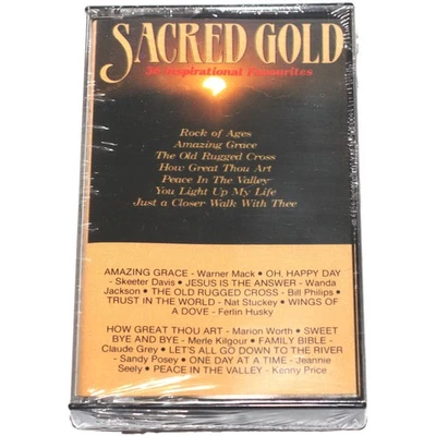 Sacred Gold - Inspirational Favorites Tape #1 Gospel Country Cassette NEW SEALED - Image 1 of 4