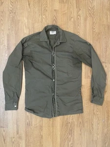 Vintage 50s 60s Arrow 100% Cotton Sanforized Shirt Made in the USA L/S Small - Picture 1 of 7