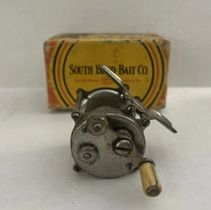 Vintage South Bend Bait Co. Angelrolle No.400 Level Wicklung Anti-Backlash Casting - Bild 1 von 16