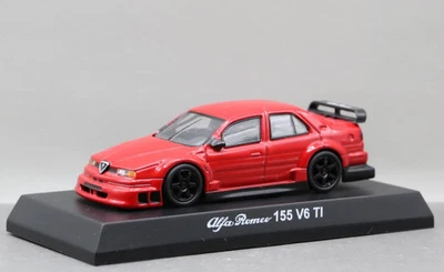 Kyosho 1/64 Alfa Romeo Collection 2 155 V6 TI DTM Road Car 1994 Red - Image 1 of 4