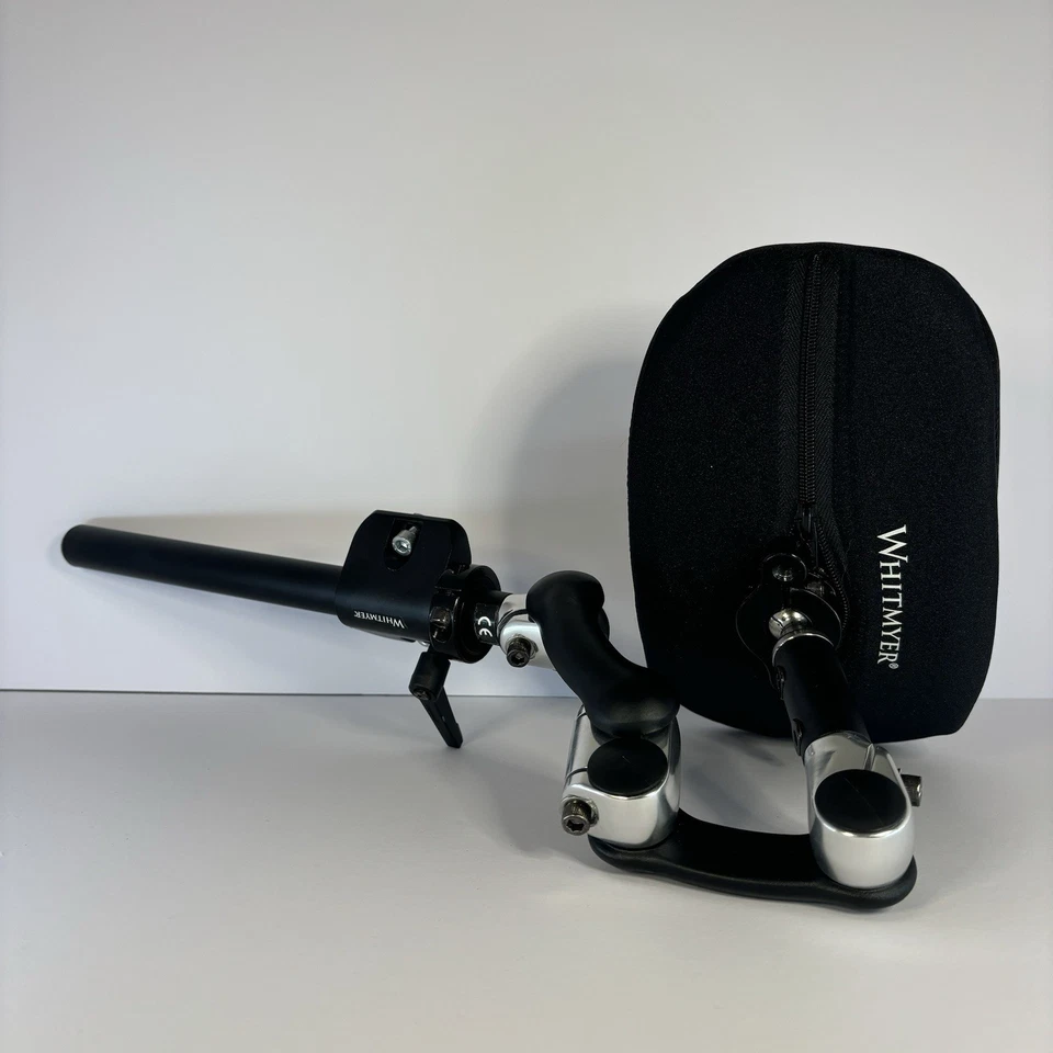 Reposacabezas para silla de ruedas Whitmyer | Con herrajes y herramientas Foto 1 de 4