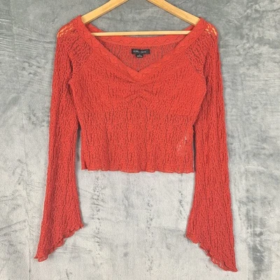 Babydoll Mujer Top Rojo Medio Hombro Descubierto Y2K Encaje Boho Crop Ren Fair Fair Fair Fair Fair Fair Fair Fair Foto 1 de 4