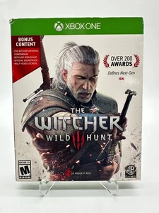 The Witcher 3: Wild Hunt (Microsoft Xbox One, 2015) W/ Slip Cover TESTED & WORKS - Picture 1 of 9