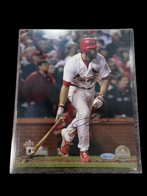 Фотография кардиналов с автографом Лэнса Беркмана 8x10 мировая серия сертификат подлинности TRISTAR ограниченное издание /211 - Изображение 1 из 3