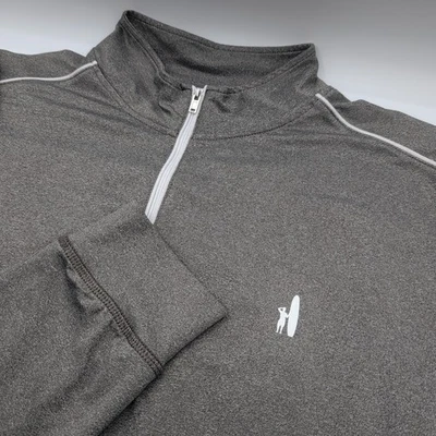 Johnnie-O Lammie Prep-Formance 1/4 Zip Pullover Mens L Meteor JMKO1030 - Image 1 of 4