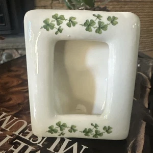 Vintage Irish Clover Ceramic Mini Frame - Picture 1 of 6