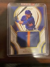 2023 Panini Immaculate Alex Ramirez #PPM-AR Prime Rookie Patch Blue /25 Card RC