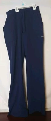 赛马磨砂裤女式小号蓝色护士医生医疗助理 Tech — 第 1/4 张图片