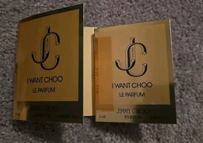 Mini Jimmy Choo I Want Choo para Mujer Le Parfum - 2 ml X 2 Nuevo  Foto 1 de 2
