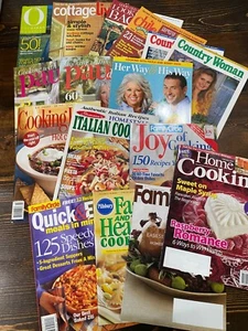 16x Random Cookbooks and Magazines Lot Paula Deen, Italian, Cajun, Creole, Easy - Picture 1 of 14