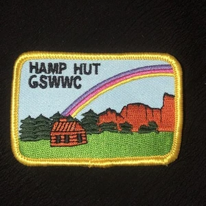 Hamp Hut GSWWC Patch - 3 inches x 2 inches - Girl Scouts - Colorado - Picture 1 of 2
