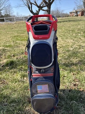 Sun Mountain C-130 Cart Bag USA Red White Blue - Image 1 of 4