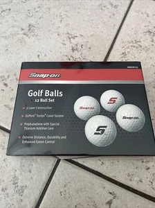 SNAP-ON TOOLS GOLF BALLS - SET OF 12 - Picture 1 of 3