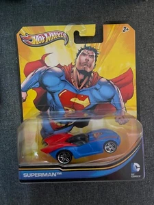 2011 Hot Wheels DC Comics Superman Car 1:64 Scale NEW NIB - Picture 1 of 2