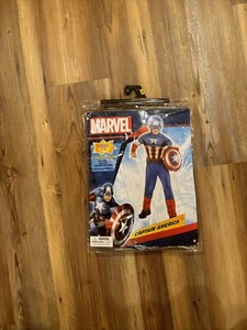 Marvel Small 4-6 Captain America Muscle Avengers Costume - NWT (31) - Picture 1 of 1
