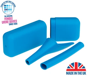 SHEWEE Extreme UK She Can Wee Pee Funnel Use for Travel Camping Festivals - Blue - Picture 1 of 1