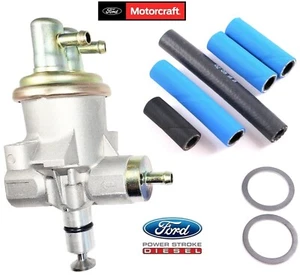 7.3L Powerstroke Carter Mechanical Fuel Pump & OEM Banjo Washers Hoses Line Kit - Picture 1 of 14