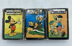 Vintage 1946 Walt Disney Fanciful Character Card Games For Children - Picture 1 of 7