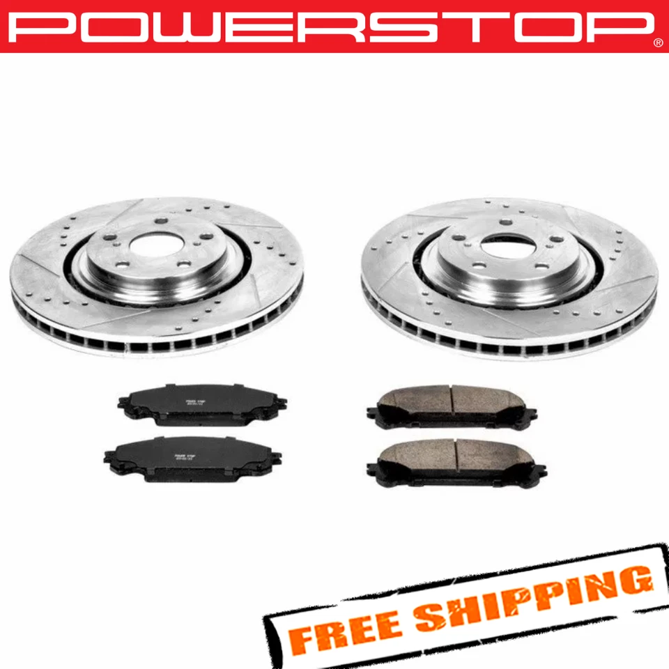 Power Stop 1-Click Z23 Evolution Sport Brake Kit for 08-19 Toyota Highlander Foto 1 de 2