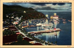 Avalon Bay, Santa Catalina Island CA California Nighttime on the Isle of Romance - Picture 1 of 2