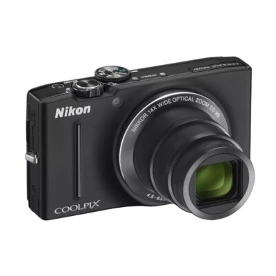 Цифровая камера Nikon COOLPIX S8200 16,1 Мп 14-кратный оптический зум Full HD 1080p черная - Изображение 1 из 4