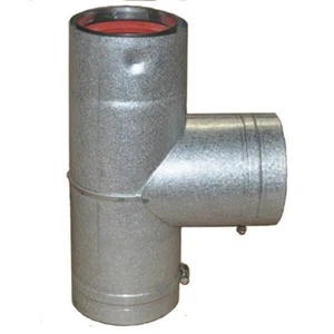 Camiseta interior/exterior galvanizada con tapa Ventis PelletVent Pipe 304L 4" - VP-T04 - Imagen 1 de 2