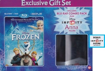 Frozen Exclusive Blu-ray + DVD Gift Set with Anna Figure - Image 1 of 2