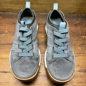 LL Bean Women's Vista Slip On Suede Hiking Shoes Blue Suede Size 7 M 508519 - Picture 1 of 13