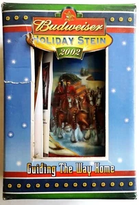 Budweiser Holiday Stein: 2002 im Originalkarton - Bild 1 von 8