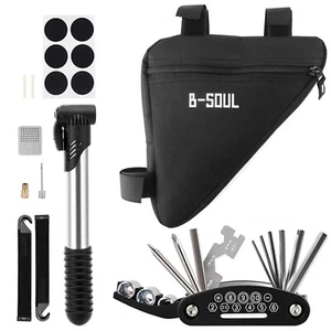 Bike Saddle Bag Bicycle Seat Bag Wedge Packs Cycling Under Seat Pouch - Picture 1 of 8