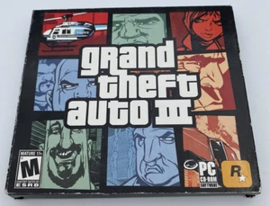 Grand Theft Auto III (PC, 2002) Video Game Jewel Case - Picture 1 of 21