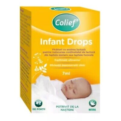 Colief Infant Drops - 7ml- Lactase Enzyme Drops For Baby Colic Relief • 25€