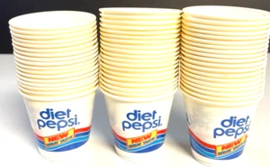 55 Unused Diet Pepsi Cola Sample 4 oz Plastic Soda Cups Old Unused Store Stock - Picture 1 of 6