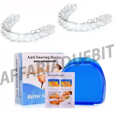 2 Bite anti Russamento Automodellante Notturno per denti Bruxismo Digrignare - Image 1 of 4