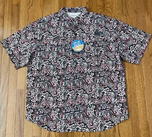 Columbia Men's PFG Super Tamiami Short Sleeve Shirt FM7189-461 XL - Picture 1 of 1