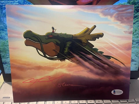 Chris Sabat Signed Shenron 8x10 Photo Dragon Ball Z BECKETT COA Cover