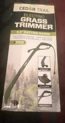 Electric 9.5" Trimmer 14,000 RPM, 250W Diameter 4.75” Cedar Trail  New In Box - Image 1 of 4