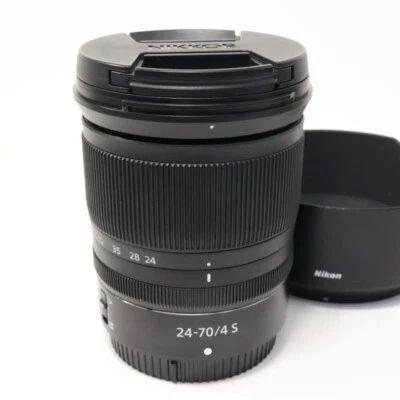 Near Mint Nikon Nikkor Z 24-70mm F/4 S Zoom Lens for Mirrorless z Mount #20046 - Image 1 of 3