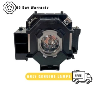 Genuine OEM Epson Projector Lamp Bulb for Epson EB-S6 EB-S62 EB-TW420 Housing - Picture 1 of 10