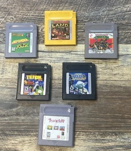 Nintendo GameBoy Lot Rare Turtle TMNT Donkey Kong Yoda Tetris DX Lot Of 6 Games - Bild 1 von 8