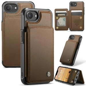 Funda antirrobo con soporte para ranuras para tarjetas CaseMe C22 RFID, para iPhone 16e, para iPh - Imagen 1 de 33